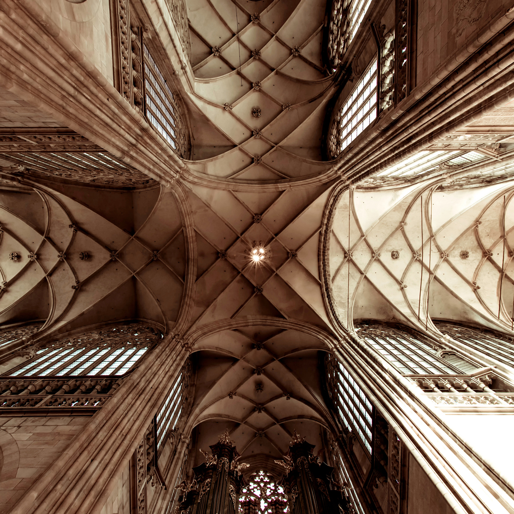 Church ceiling