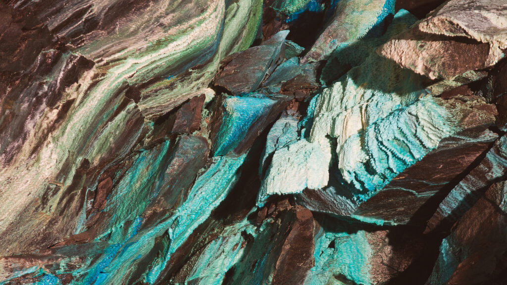 Abstract mineral pattern