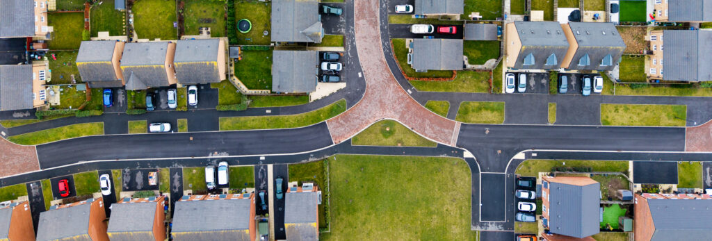 Housing estate from above